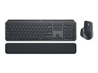 Logitech MX Keys Combo for Business - Ensemble clavier et souris - rétroéclairé - sans fil - Bluetooth LE - AZERTY - Français - graphite 920-010927