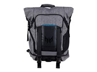 Acer Predator Rolltop - Sac à dos pour ordinateur portable - 15.6" - gris - pour Predator Helios 300; Predator Triton 300; 500 NP.BAG1A.290