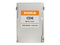 KIOXIA CD6-R Series KCD61LUL15T3 - SSD - 15360 Go - interne - 2.5" - PCIe 4.0 (NVMe) KCD61LUL15T3