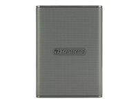 Transcend ESD360C - SSD - 4 To - externe (portable) - USB 3.2 Gen 2x2 (USB-C connecteur) - AES 256 bits - gris TS4TESD360C