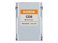 KIOXIA CD8 Series - SSD - 15.36 To - interne - 2.5" - PCIe 4.0 x4 (NVMe) - mémoire tampon : 256 Mo KCD81RUG15T3