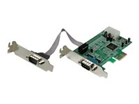 StarTech.com Carte PCI Express à Faible Encombrement avec 2 Ports Série RS232 - UART 16550 (PEX2S553LP) - Adaptateur série - PCIe profil bas - RS-232 x 2 PEX2S553LP