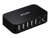 D-Link DUB H7 - Concentrateur (hub) - 7 x USB 2.0 - de bureau DUB-H7