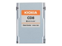 KIOXIA CD8 Series KCD81RUG7T68 - SSD - 7680 Go - interne - 2.5" - PCIe 4.0 x4 - mémoire tampon : 256 Mo KCD81RUG7T68