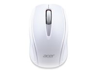 Acer M501 - Souris - optique - 3 boutons - sans fil - 2.4 GHz - récepteur sans fil USB - blanc - Pour la vente au détail - pour Chromebook 31X; 512; 71X; Chromebook Enterprise Spin 513; Chromebook Spin 51X; 713 GP.MCE11.00Y