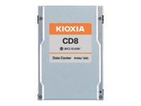 KIOXIA CD8 Series KCD81VUG6T40 - SSD - 6400 Go - interne - 2.5" - PCIe 4.0 x4 - mémoire tampon : 256 Mo KCD81VUG6T40