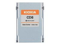 KIOXIA CD8 Series KCD81VUG1T60 - SSD - 1600 Go - interne - 2.5" - PCIe 4.0 x4 - mémoire tampon : 256 Mo KCD81VUG1T60