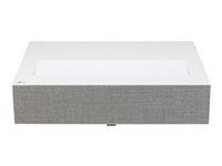 LG CineBeam HU715QW - Projecteur DLP - laser - 2500 ANSI lumens - 3840 x 2160 - 16:9 - 4K - Miracast Wi-Fi Display / AirPlay 2 - blanc HU715QW
